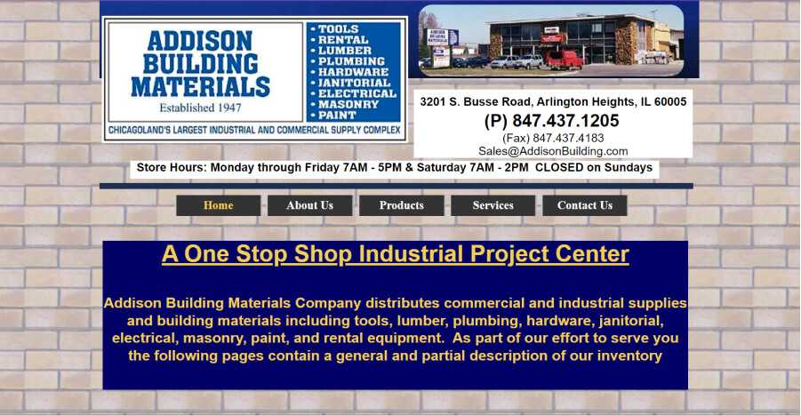 Addison Building Materials US Lumber Supplier