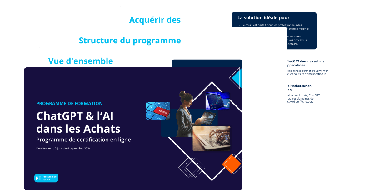 ChatGPT & l’AI dans les Achats
