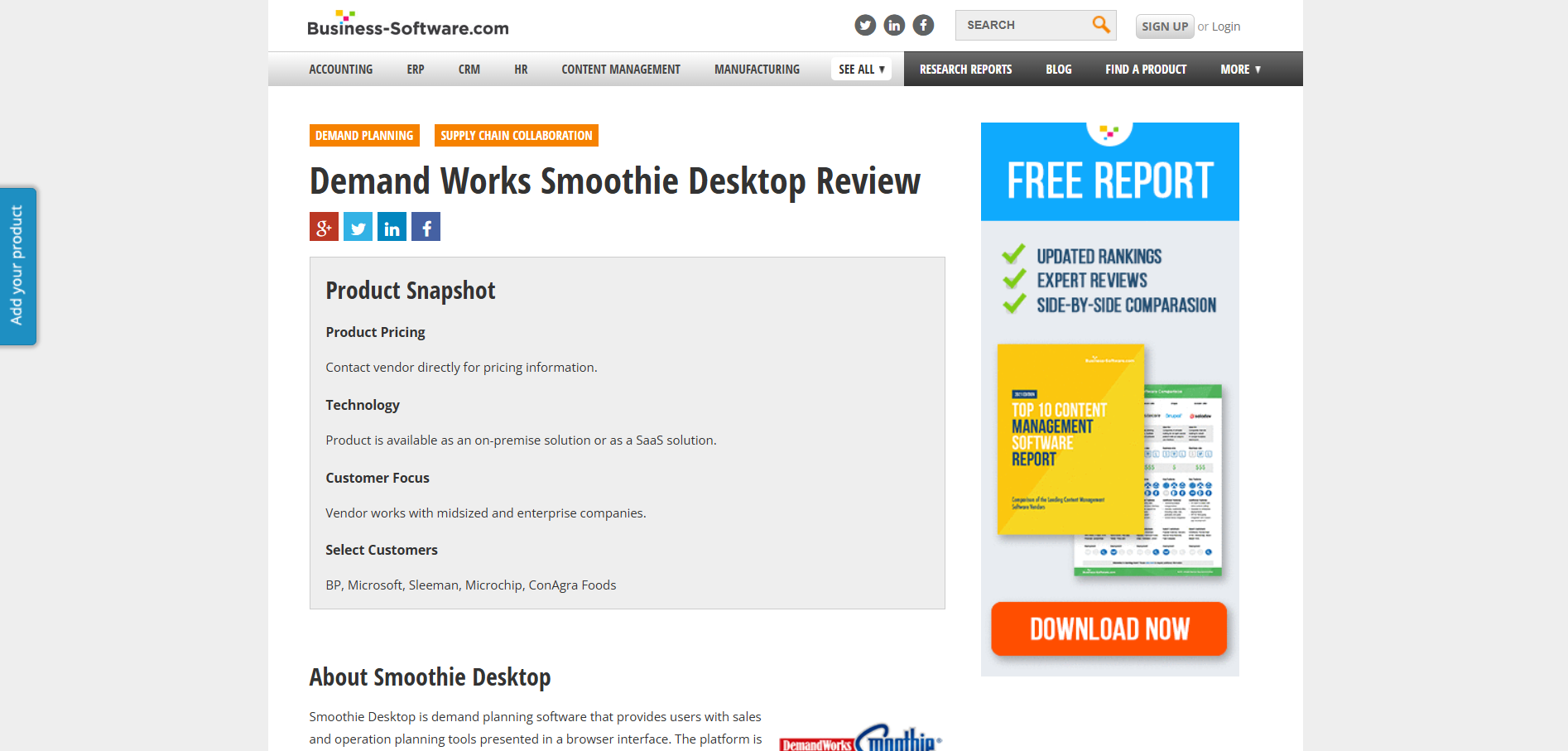 Demand Works Smoothie
