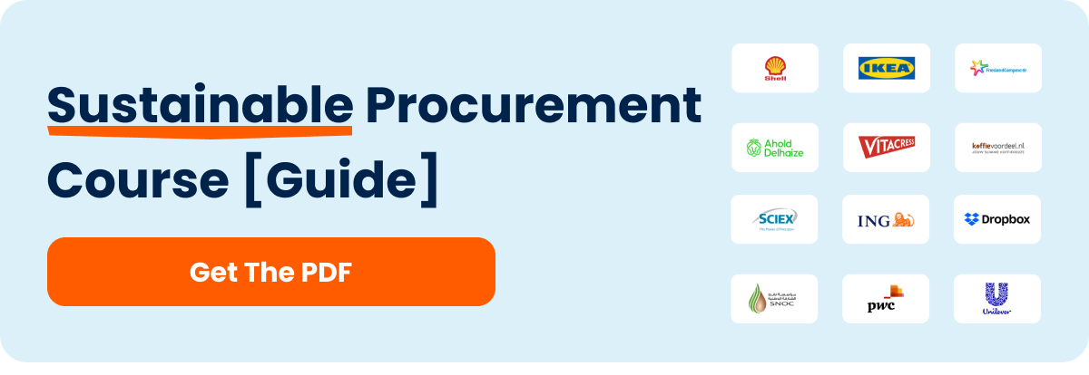 sustainable procurement course