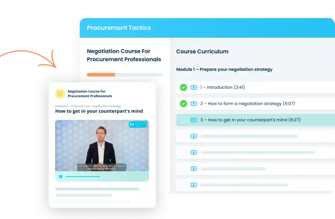 Procurement Tactics Home Dashboard Video Preview