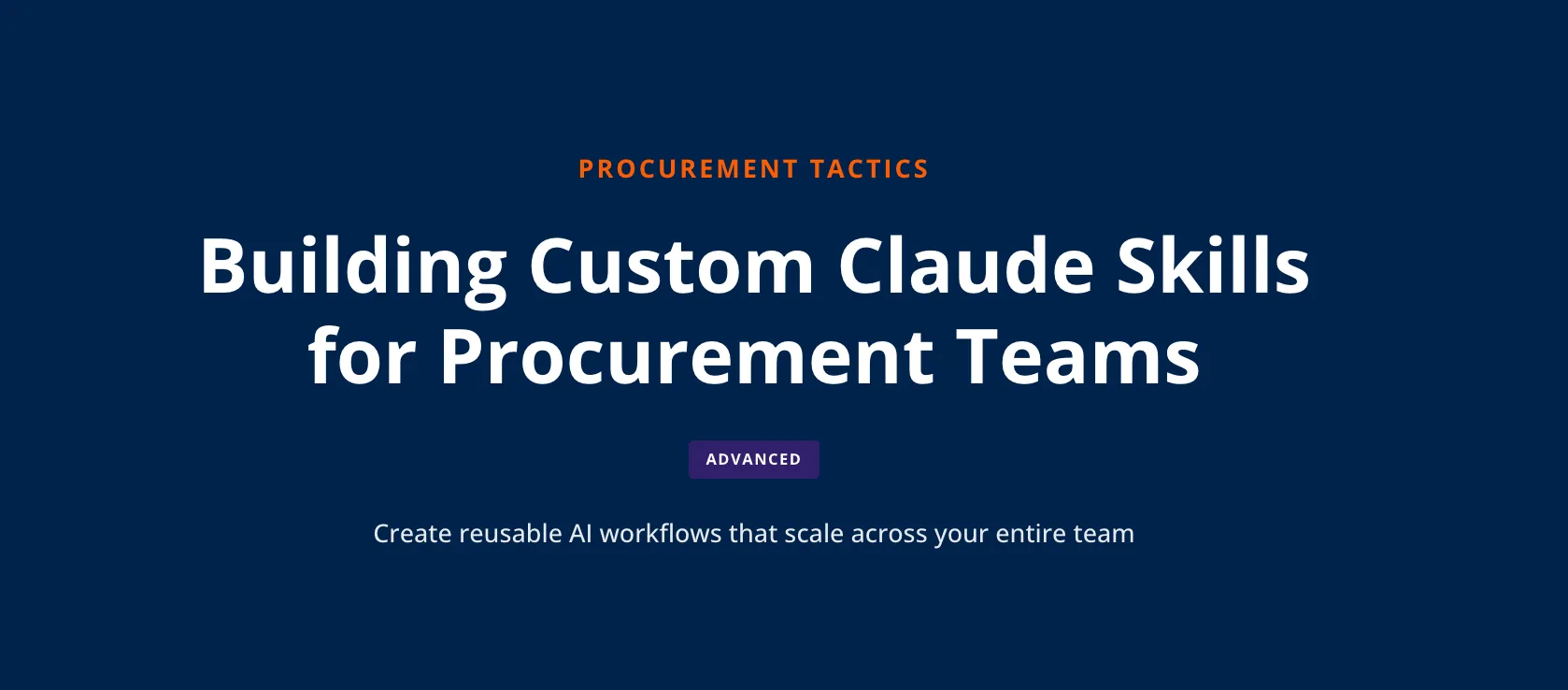 Procurement Trends 2026