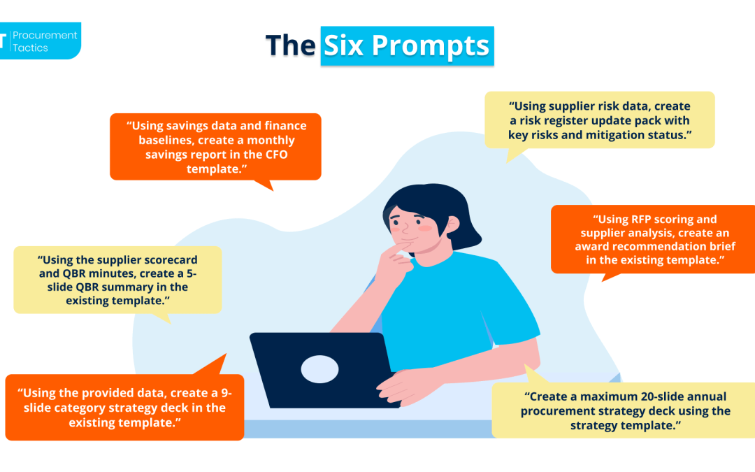 Claude for PowerPoint in Procurement: 6 Prompts for Quarterly Reporting