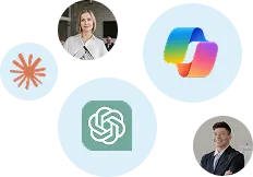 AI tool logos cluster