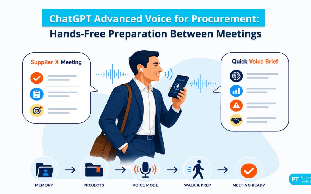 ChatGPT Advanced Voice for Procurement: Hands-Free Preparation