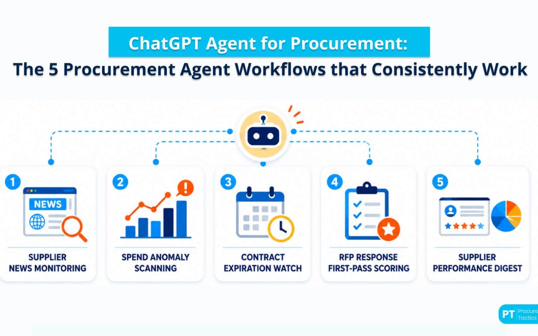 ChatGPT Agents for Procurement: The 5 Workflows They Can Already Run