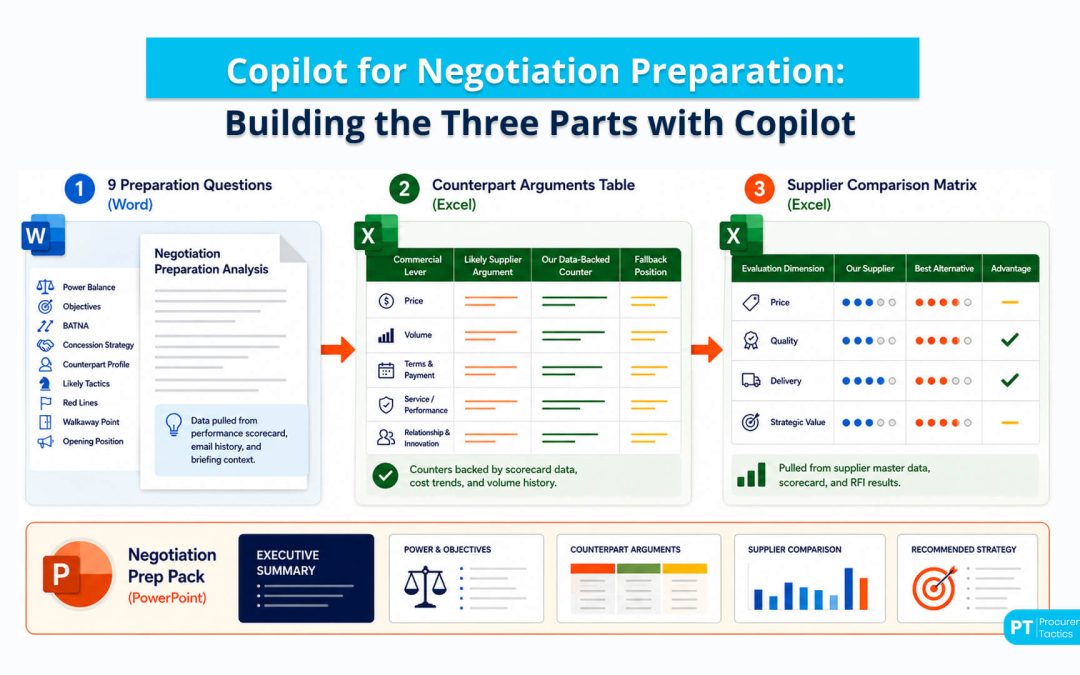 Copilot for Negotiation Preparation Across Word, Excel, and PowerPoint